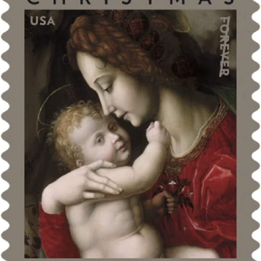 (2018) USPS Madonna and Child by Bachiacca Forever Stamps