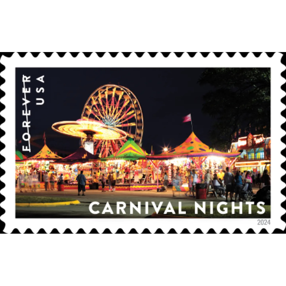 (2024) Carnival Nights US Forever Stamps